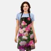 Rosa und Lila Freude Schürze (Getragen)