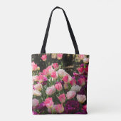 Rosa und Lila Freude Tasche (Rückseite)