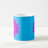 Rosa und Lila Friedensstiftung Kaffeetasse (Mittel)