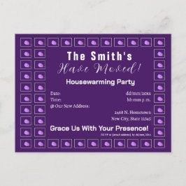 Rosa und Lila Frühjahrsblütenwochenende Party Ankündigungspostkarte