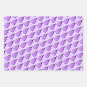 Rosa und Lila Frühlingsblütenfotografie Geschenkpapier Set (Vorderseite 3)