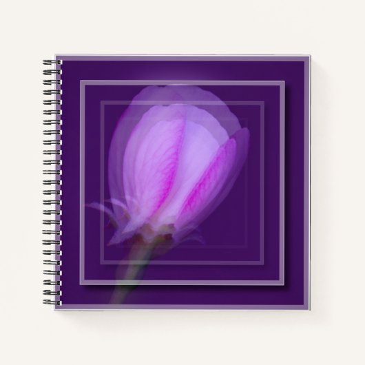 Rosa und Lila Frühlingsflora Doppelte - Spaß mache Notizblock (Vorderseite)