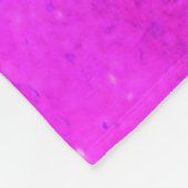 Rosa und Lila Galaxie-Tanz Fleece Blanket (Ecke)
