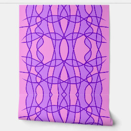 rosa und lila geometrisches Muster Tapete