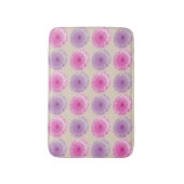 Rosa und lila gerbere Blume Badematte (Vorderseite Vertikal)