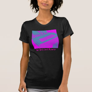Rosa und lila Gerichts-Reporter T-Shirt