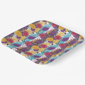 Rosa und lila geschnittene Blume mit komplizierten Pappteller (Gewinkelt)