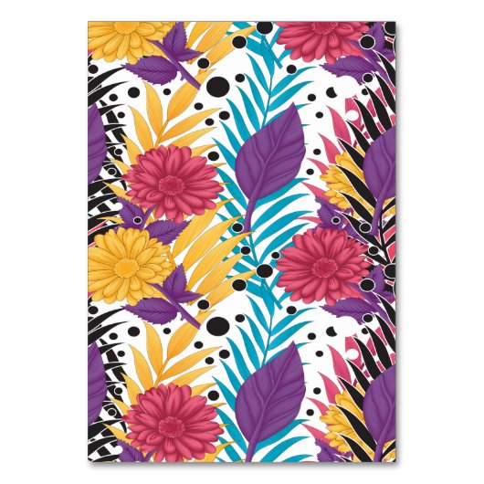 Rosa und lila geschnittene Blume mit komplizierten Tischnummer (Vorderseite)