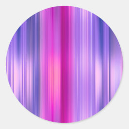 Rosa und Lila gestrichene Bat Mitzvah Runder Aufkleber