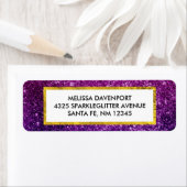 Rosa und Lila Glitzer-Edelsteine (Insitu)