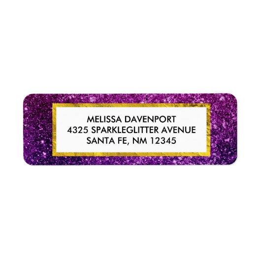 Rosa und Lila Glitzer-Edelsteine (Vorne)