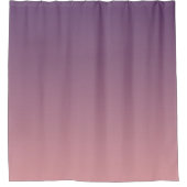 Rosa und lila Gradienten, Ombre. Duschvorhang (Vorderseite)