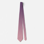 Rosa und lila Gradienten, Ombre. Krawatte (Vorderseite)