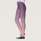 Rosa und lila Gradienten, Ombre. Leggings (Links)