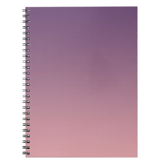 Rosa und lila Gradienten, Ombre. Notizblock (Vorderseite)