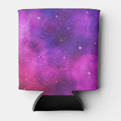 Rosa und Lila Imitate "Space & Stars" Galaxie Dosenkühler (Vorderseite)