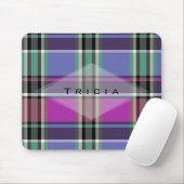 Rosa und Lila Karierte Mousepad - HAMbyWG (Mit Mouse)