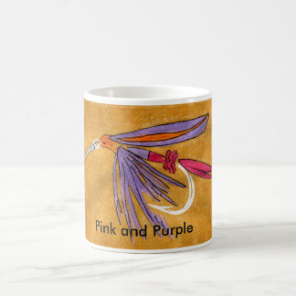 "Rosa und Lila" klassische Trout Fly Tasse