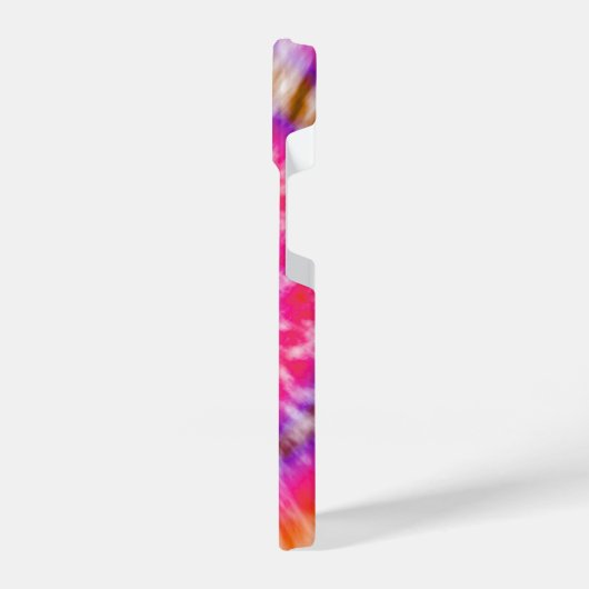 rosa und lila Krawatte iPhone Hülle (Linke Seite)