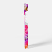 rosa und lila Krawatte iPhone Hülle (Linke Seite)