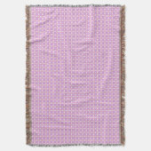 Rosa und lila Kreise Decke (Vorderseite Vertikal)