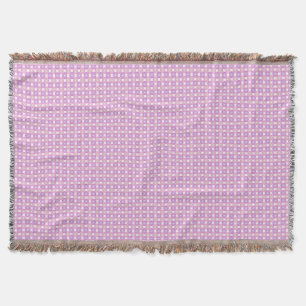 Rosa und lila Kreise Decke