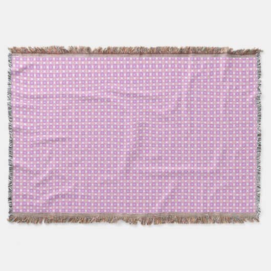Rosa und lila Kreise Decke (Vorderseite)