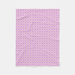 Rosa und lila Kreise Fleecedecke