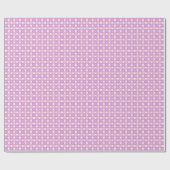 Rosa und lila Kreise Geschenkpapier (Flach)