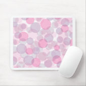 Rosa und lila Kreise Mousepad (Mit Mouse)