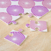 Rosa und lila Kreise Puzzle (Seite)