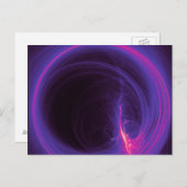 rosa und Lila kreisförmige Darstellung Postkarte (Vorne/Hinten)