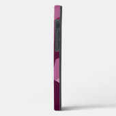 rosa und lila Kreismuster Case-Mate iPhone Hülle (Rückseite / Links)