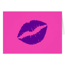 Rosa und Lila Lippen