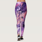 ROSA UND LILA MAGIE LEGGINGS (Rückseite)