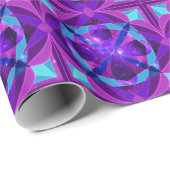 Rosa und lila Mandala-Verpackungspapier Geschenkpapier (Rolleneckpunkt)