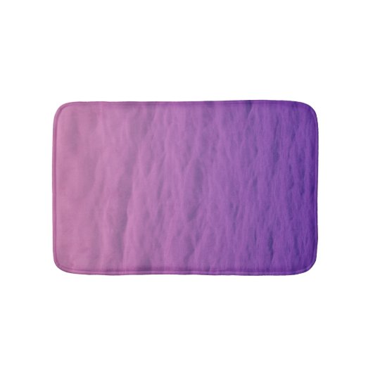 Rosa und Lila Meer Badematte (Vorderseite)