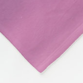 Rosa und Lila Meer Fleecedecke (Ecke)