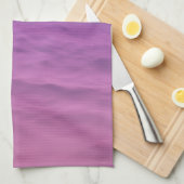 Rosa und Lila Meer Geschirrtuch (Viertel Falte)