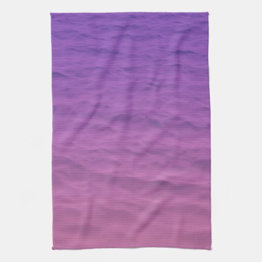 Rosa und Lila Meer Geschirrtuch (Vertikal)