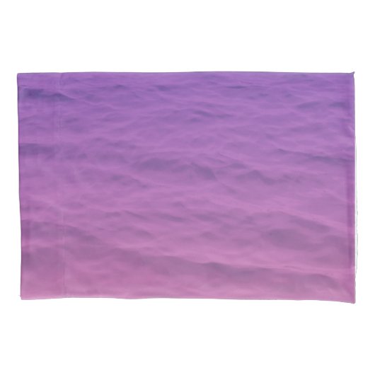 Rosa und Lila Meer Kissenbezug (Vorderseite)