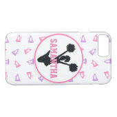 Rosa und lila Megaphon-Beifall personalisiert Case-Mate iPhone Hülle (Rückseite (Horizontal))