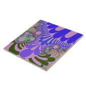 Rosa und Lila Mod Fliese (Seite)