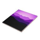 Rosa und lila moderner Sonnenuntergang Fliese (Seite)