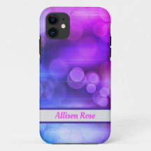 rosa und Lila Muster Abstrakter Kreise