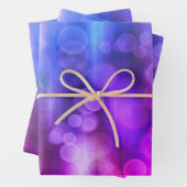 rosa und Lila Muster Abstrakter Kreise Geschenkpapier Set (Beispiel)