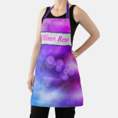 rosa und Lila Muster Abstrakter Kreise Schürze (InSitu)