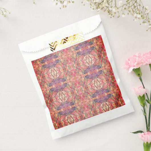 Rosa und lila Muster Geschenktütchen (Versiegelt)