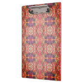 Rosa und lila Muster Klemmbrett (Links)