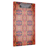 Rosa und lila Muster Klemmbrett (Rechts)